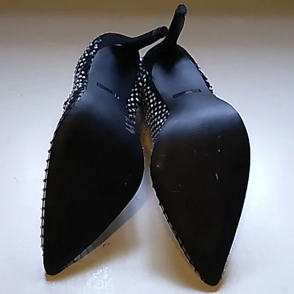 NWOT Suede Boots with Irredescent stones, beautiful - Picture 7 of 8
